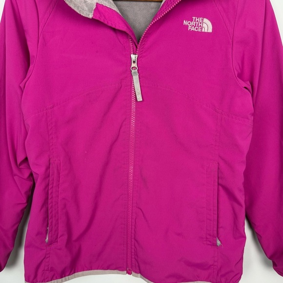 The North Face TNF Apex Waterproof Fleece Lined Pink Jacket Size 14/16 - Picture 4 of 7